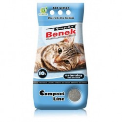 Super Benek Compact Line żwirek dla kotów antybakteryjny lawendowy 10l