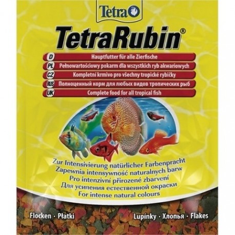 Tetra Rubin pokarm dla ryb tropikalnych 15g płatki