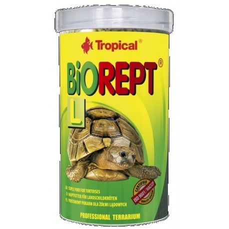 Tropical Biorept L podstawowy pokarm dla żółwi lądowych 140g